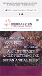 Mobile Screenshot of hubbardstonvetclinic.com